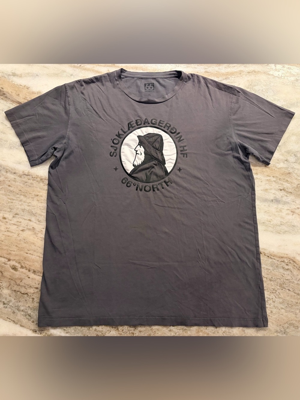 66° North Gola Sjóklaeðagerðin HF Sailor Fisherman T-Shirt Tee Grey Men’s XL